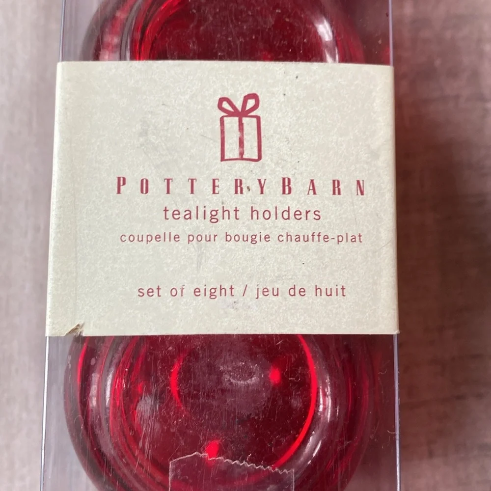 Pottery Barn tea light holders